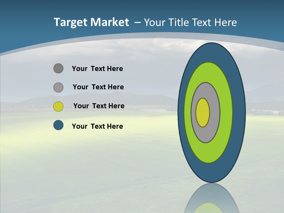 Rain Field Farming PowerPoint Template