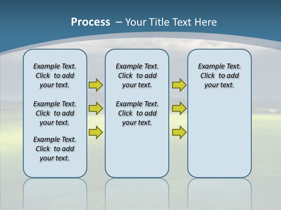 Rain Field Farming PowerPoint Template