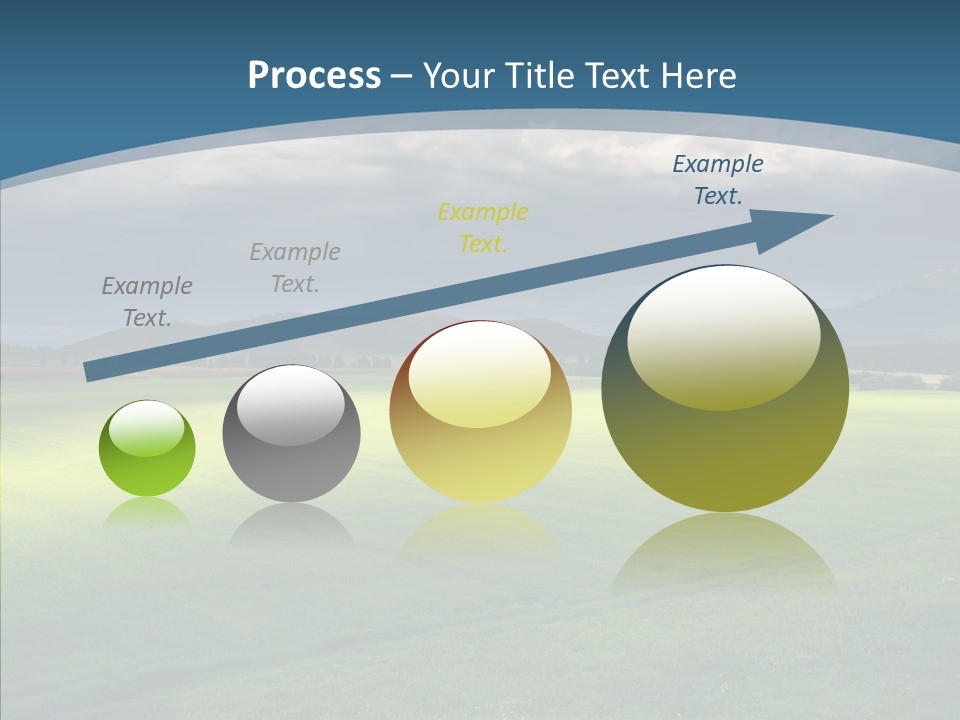 Rain Field Farming PowerPoint Template