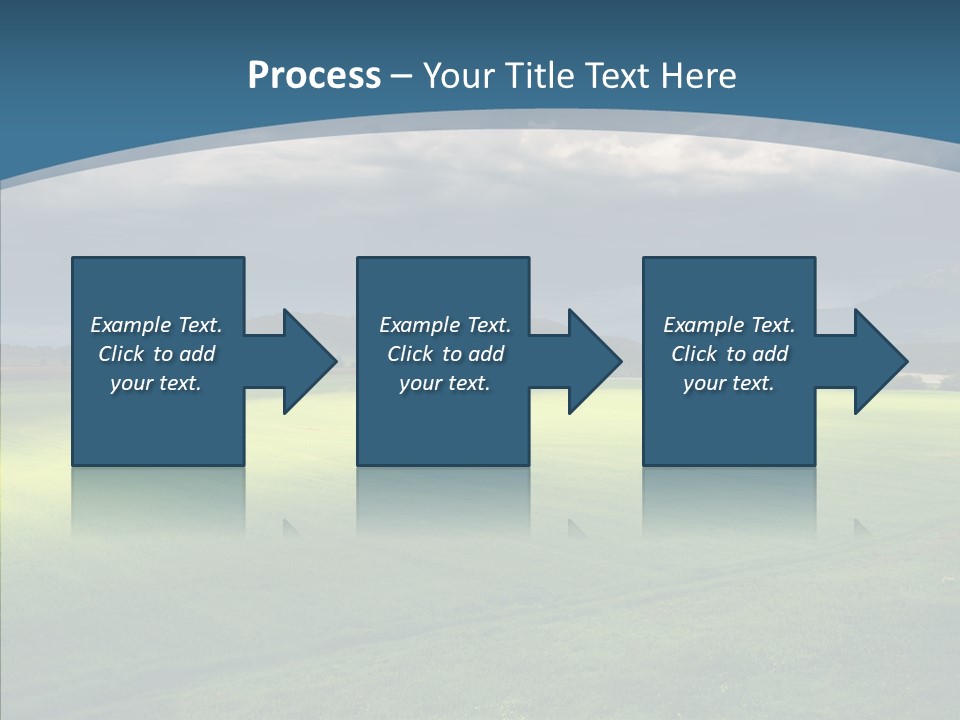 Rain Field Farming PowerPoint Template