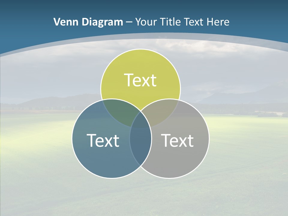 Rain Field Farming PowerPoint Template