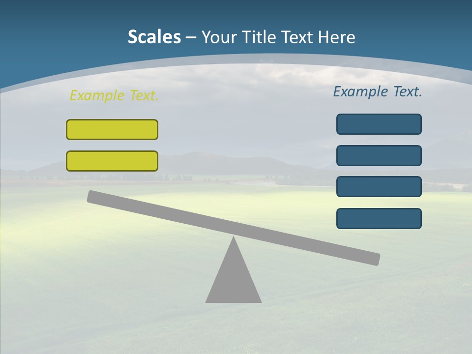 Rain Field Farming PowerPoint Template