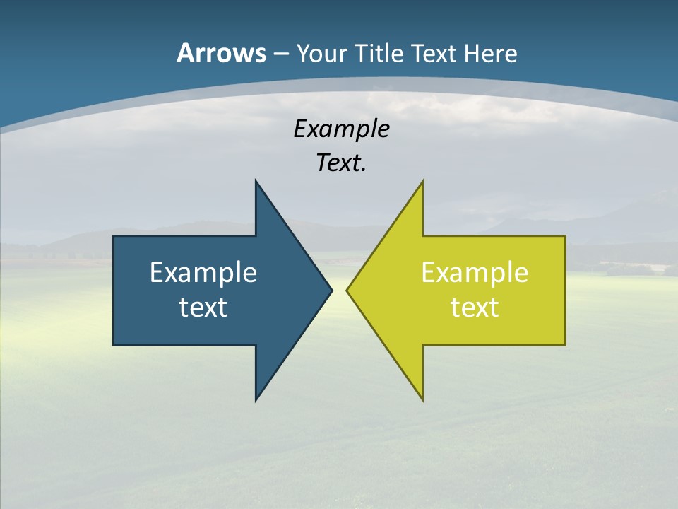 Rain Field Farming PowerPoint Template