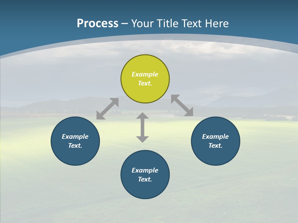 Rain Field Farming PowerPoint Template