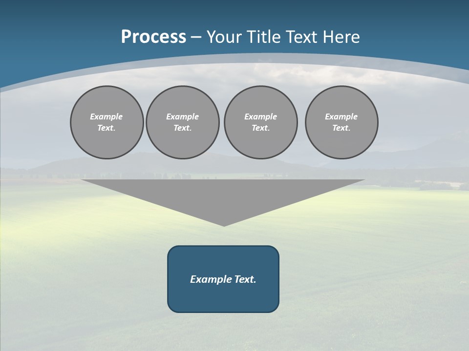 Rain Field Farming PowerPoint Template