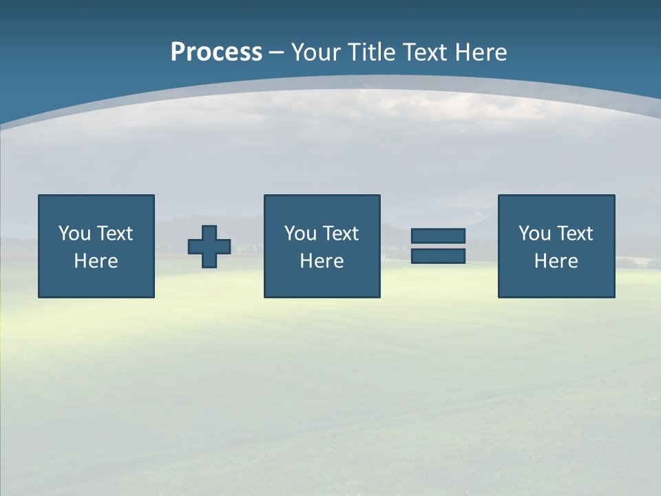 Rain Field Farming PowerPoint Template