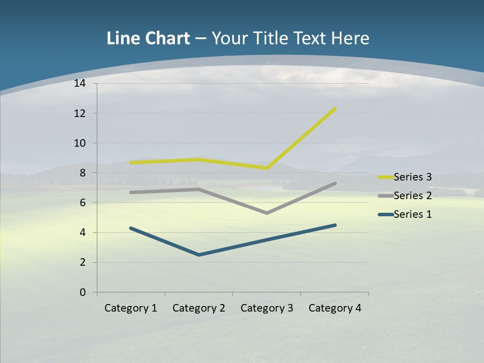 Rain Field Farming PowerPoint Template