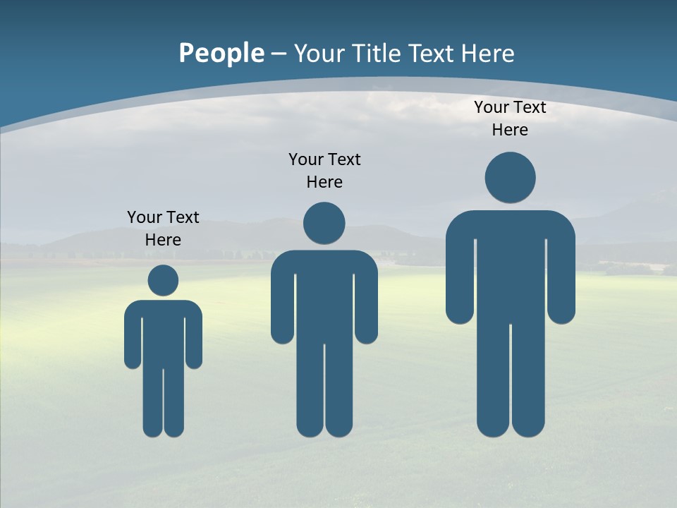 Rain Field Farming PowerPoint Template