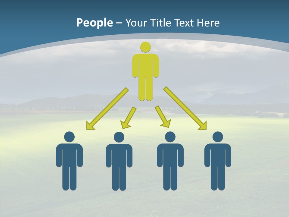 Rain Field Farming PowerPoint Template