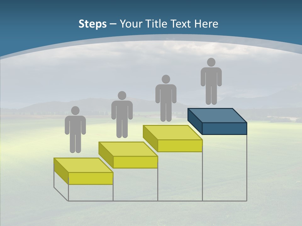 Rain Field Farming PowerPoint Template