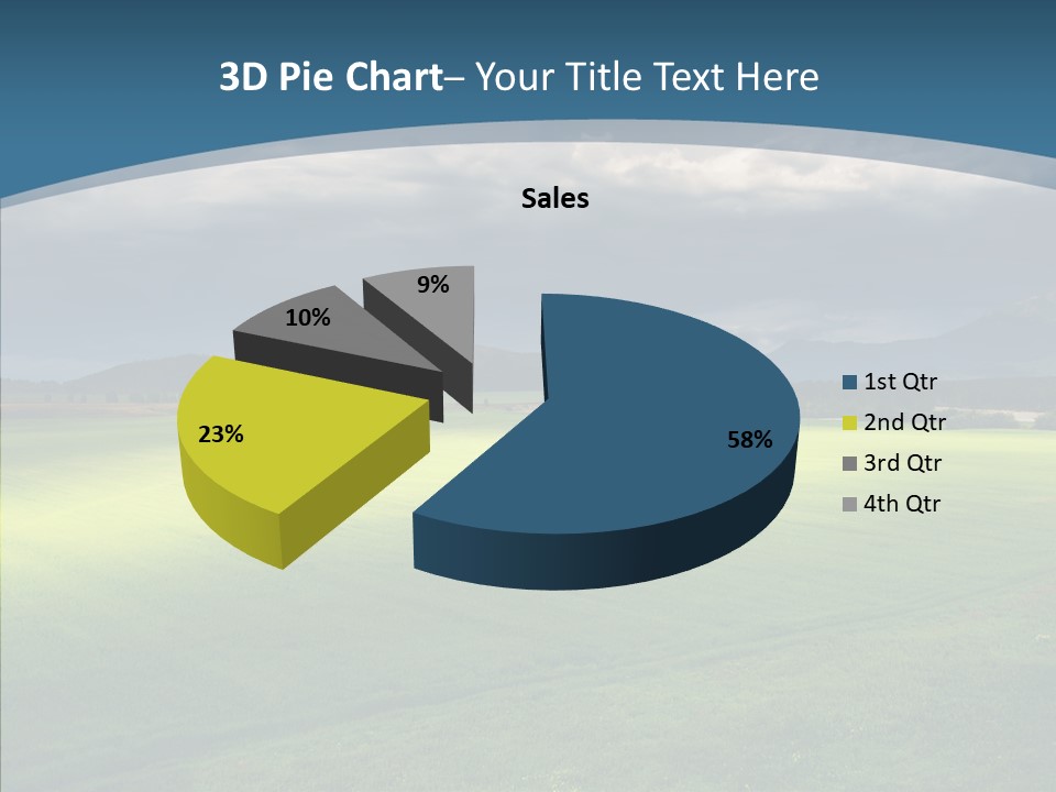 Rain Field Farming PowerPoint Template