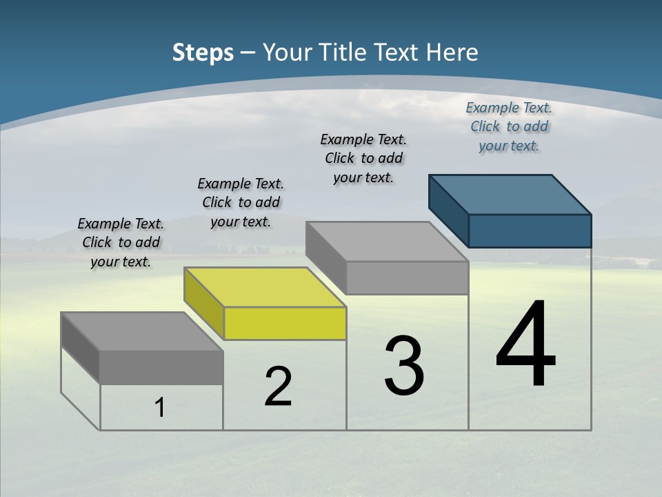 Rain Field Farming PowerPoint Template