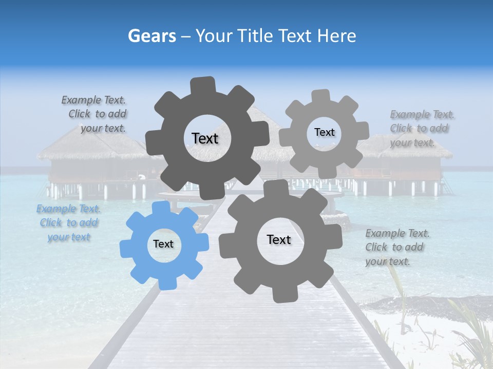 Conference Room Table PowerPoint Template