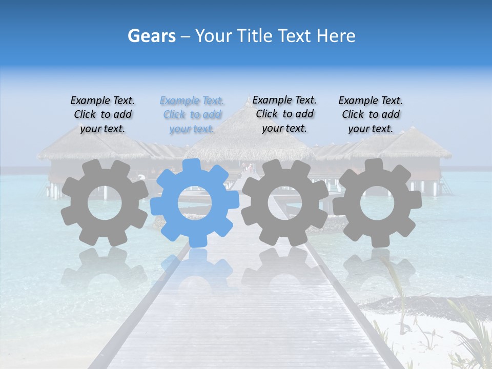 Conference Room Table PowerPoint Template