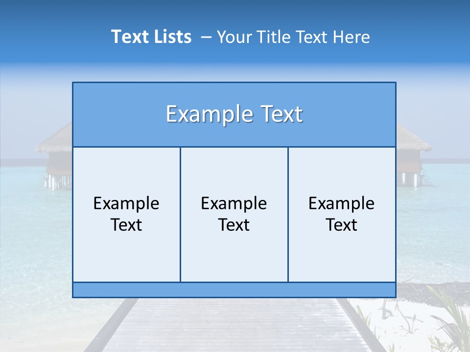 Conference Room Table PowerPoint Template
