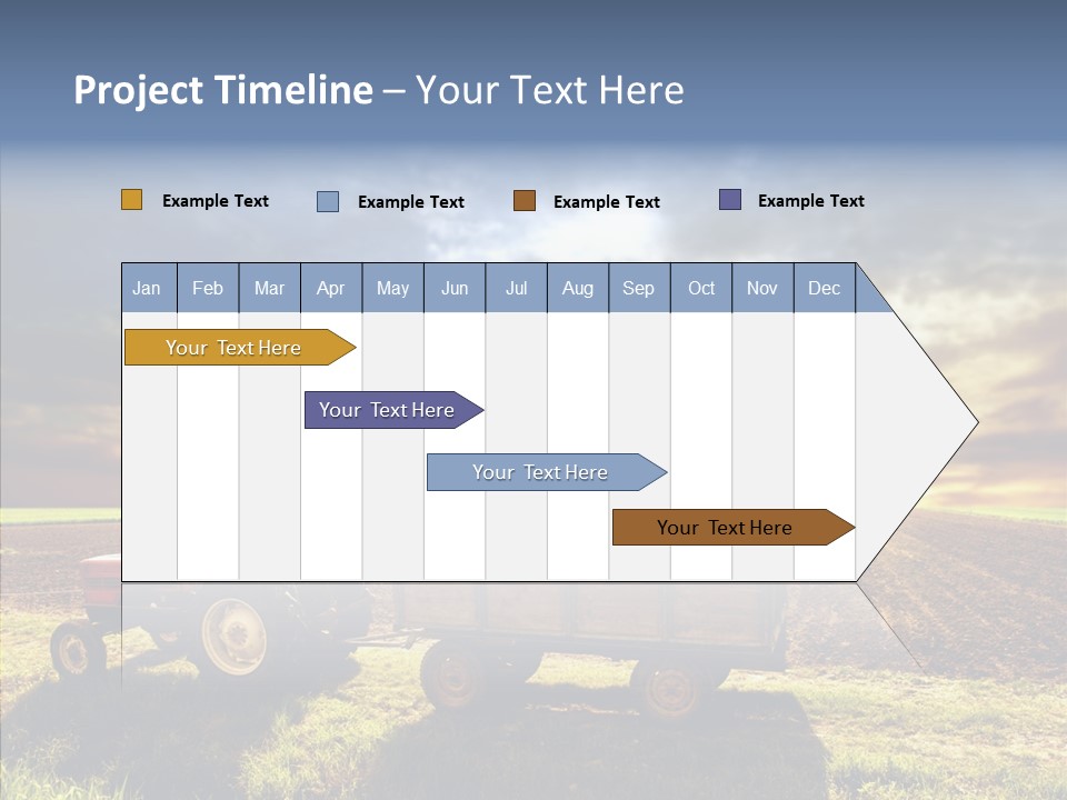 Plow Motor Agriculture PowerPoint Template