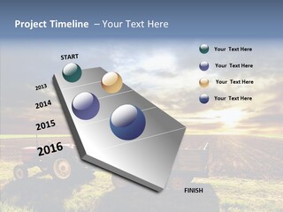 Plow Motor Agriculture PowerPoint Template