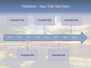 Plow Motor Agriculture PowerPoint Template