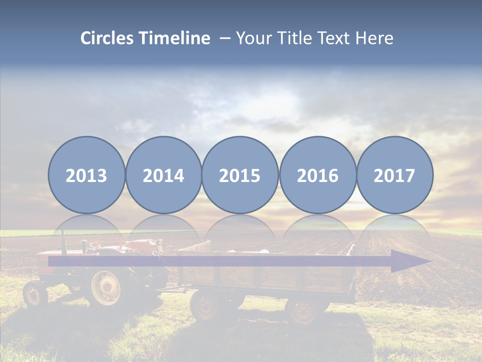 Plow Motor Agriculture PowerPoint Template