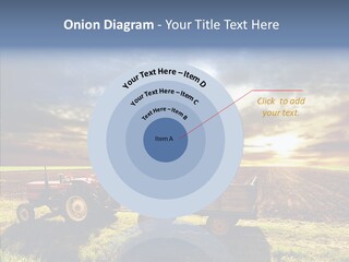 Plow Motor Agriculture PowerPoint Template