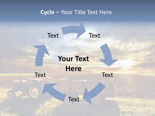 Plow Motor Agriculture PowerPoint Template