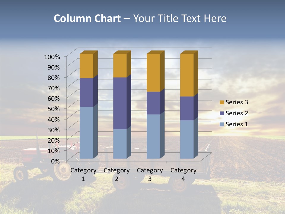 Plow Motor Agriculture PowerPoint Template
