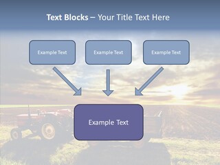 Plow Motor Agriculture PowerPoint Template