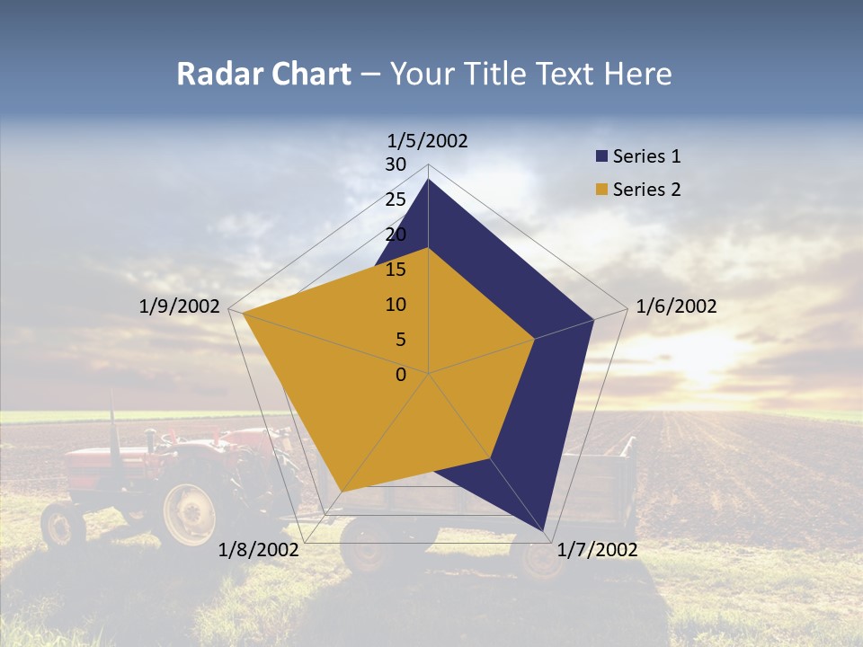 Plow Motor Agriculture PowerPoint Template