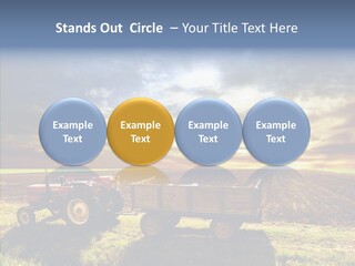 Plow Motor Agriculture PowerPoint Template