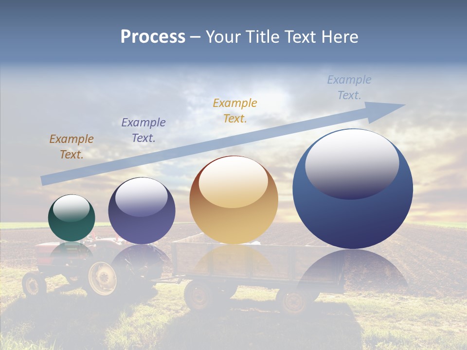 Plow Motor Agriculture PowerPoint Template
