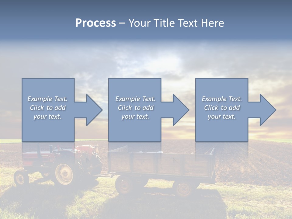 Plow Motor Agriculture PowerPoint Template