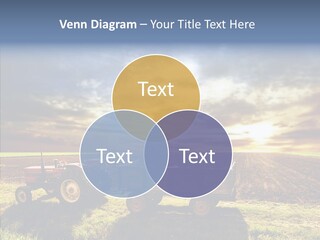 Plow Motor Agriculture PowerPoint Template