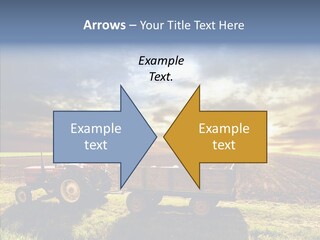 Plow Motor Agriculture PowerPoint Template
