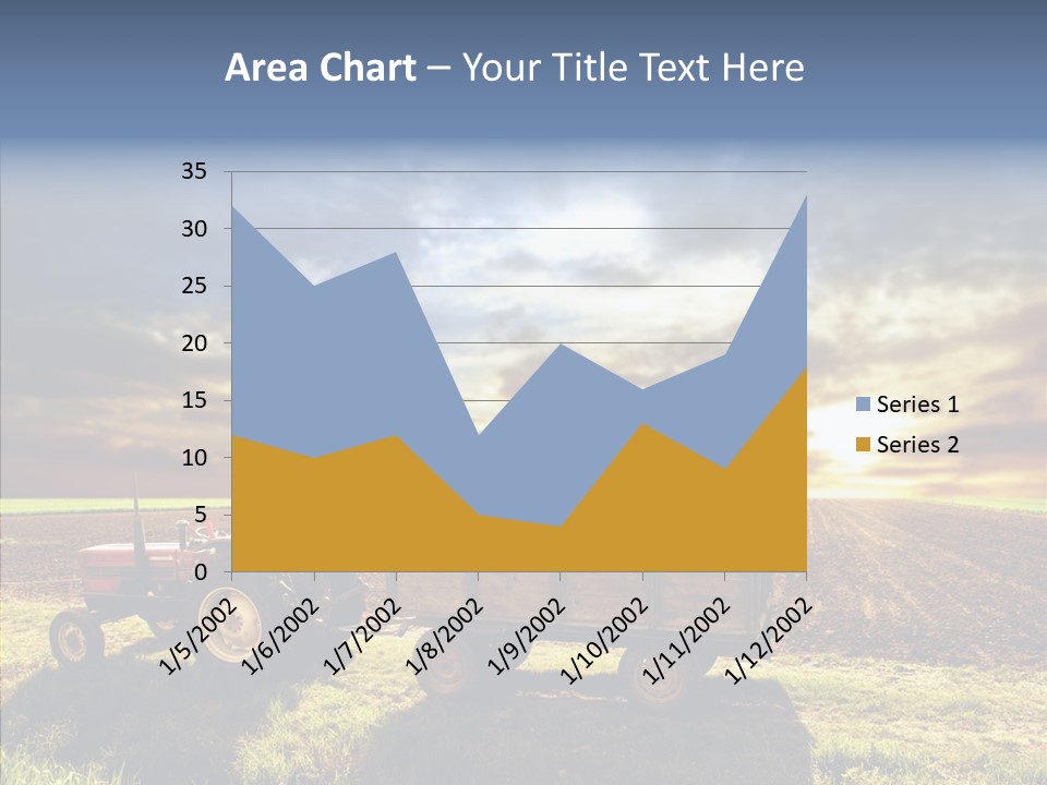 Plow Motor Agriculture PowerPoint Template