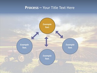 Plow Motor Agriculture PowerPoint Template