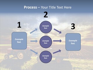 Plow Motor Agriculture PowerPoint Template