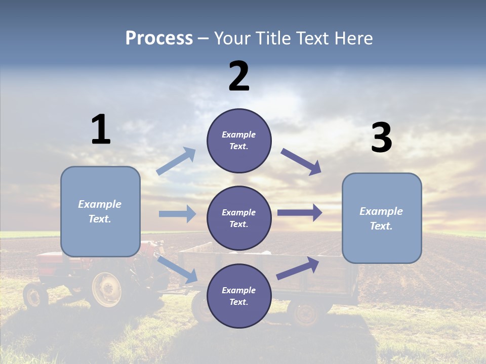 Plow Motor Agriculture PowerPoint Template