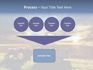 Plow Motor Agriculture PowerPoint Template