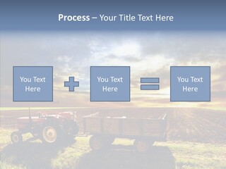 Plow Motor Agriculture PowerPoint Template