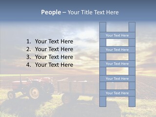 Plow Motor Agriculture PowerPoint Template