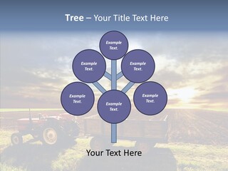 Plow Motor Agriculture PowerPoint Template