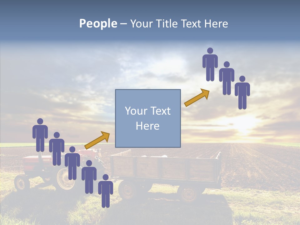 Plow Motor Agriculture PowerPoint Template