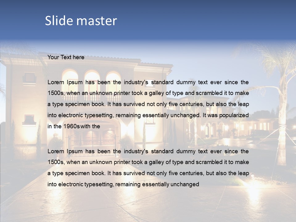 Canadian Luxe Riche PowerPoint Template