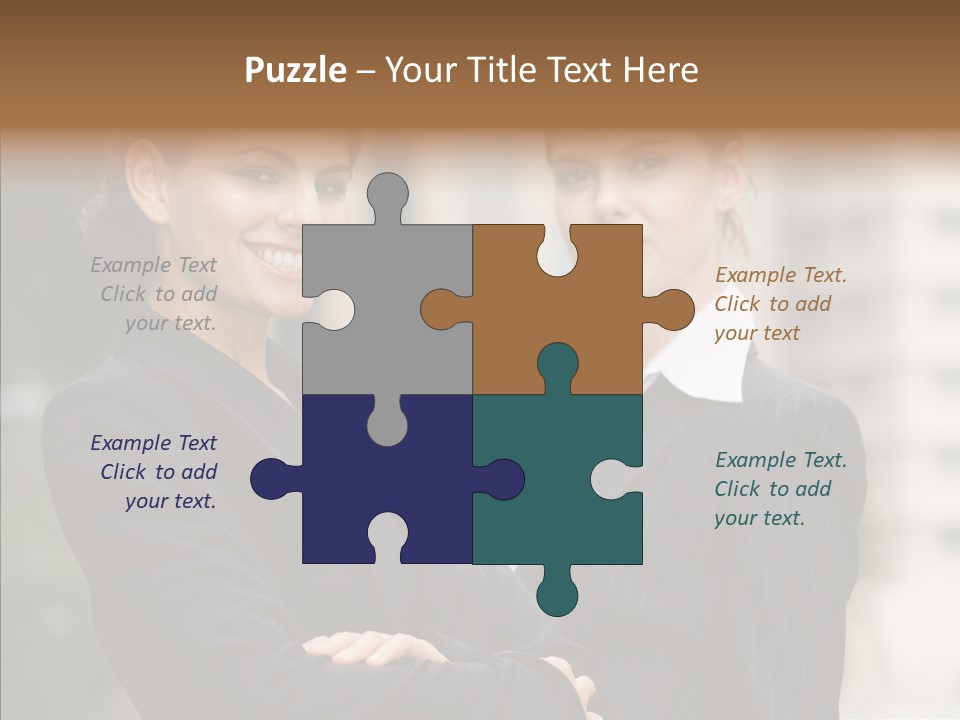 S Smart Blouse PowerPoint Template