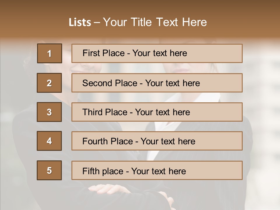 S Smart Blouse PowerPoint Template