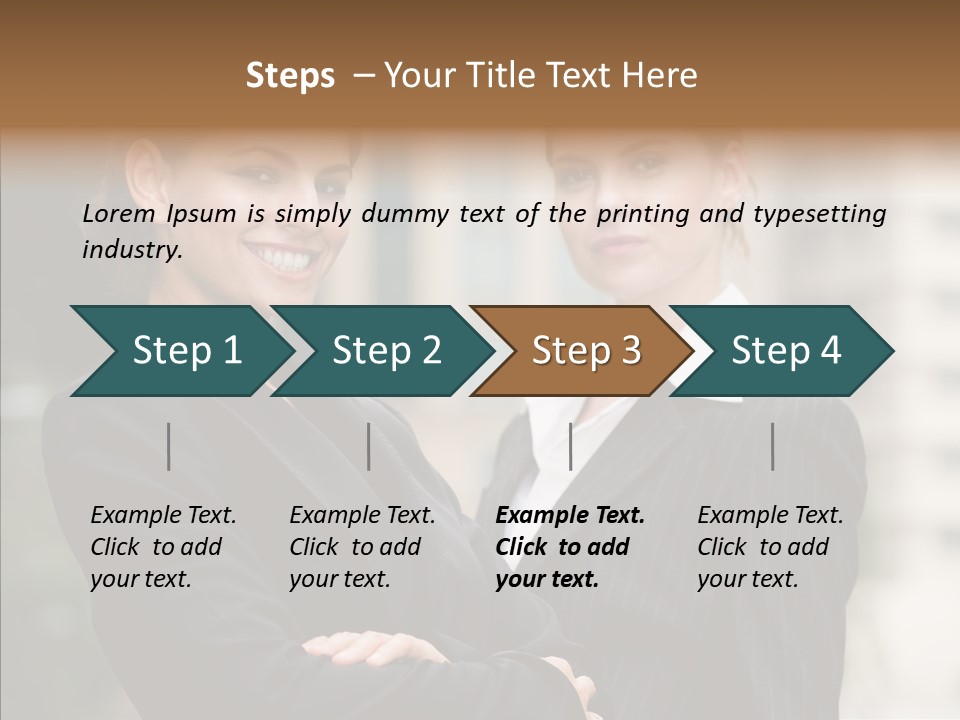 S Smart Blouse PowerPoint Template