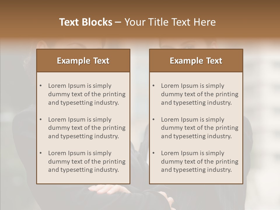 S Smart Blouse PowerPoint Template