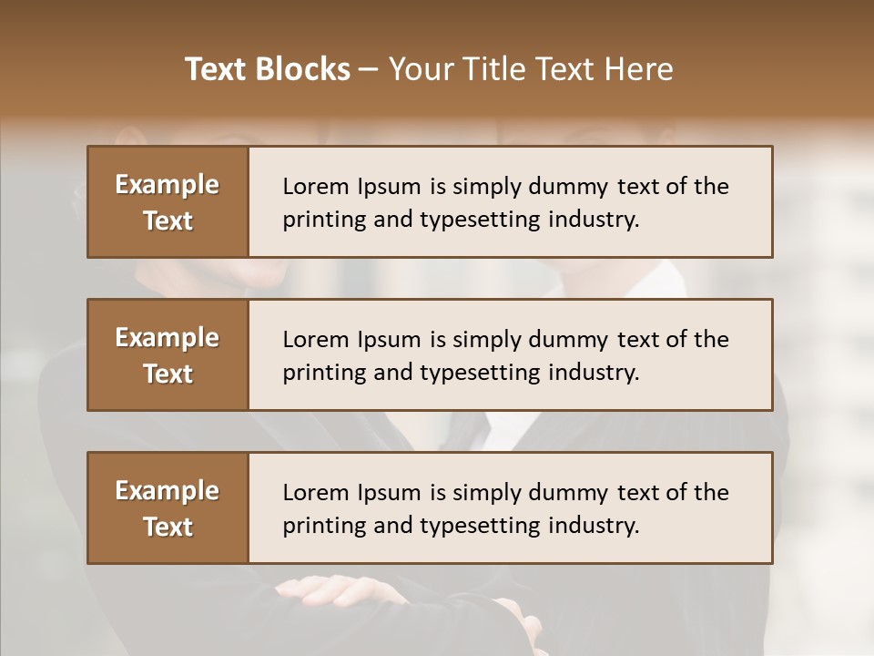 S Smart Blouse PowerPoint Template