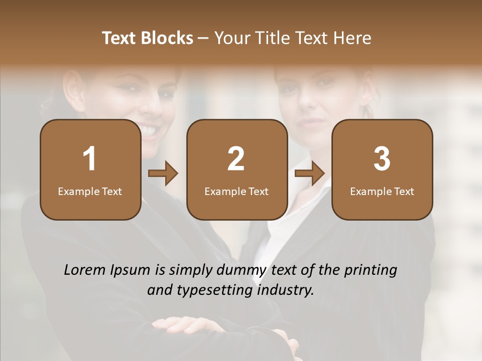 S Smart Blouse PowerPoint Template