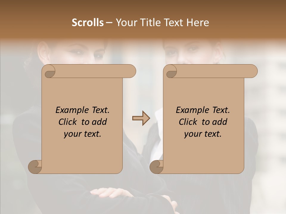 S Smart Blouse PowerPoint Template